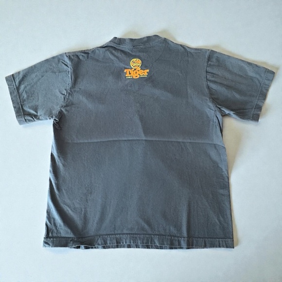 VTG Tiger Gold Medal Lager Beer Drink Fan Gray T Shirt XL 100% Cotton Crew Neck - Picture 2 of 10